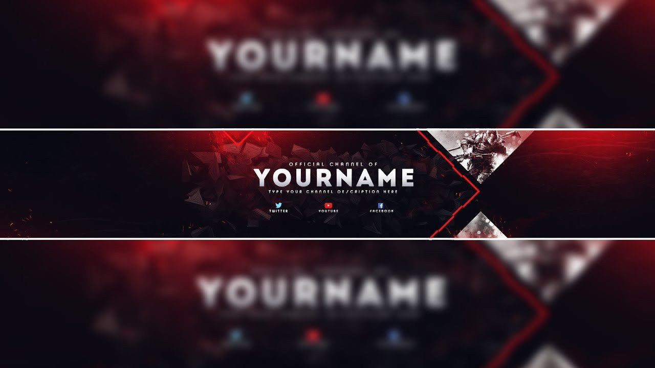 Header Template Gaming Banner Template